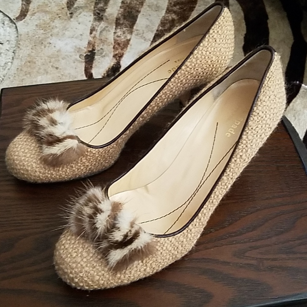 KATE SPADE TWEED PUMPS